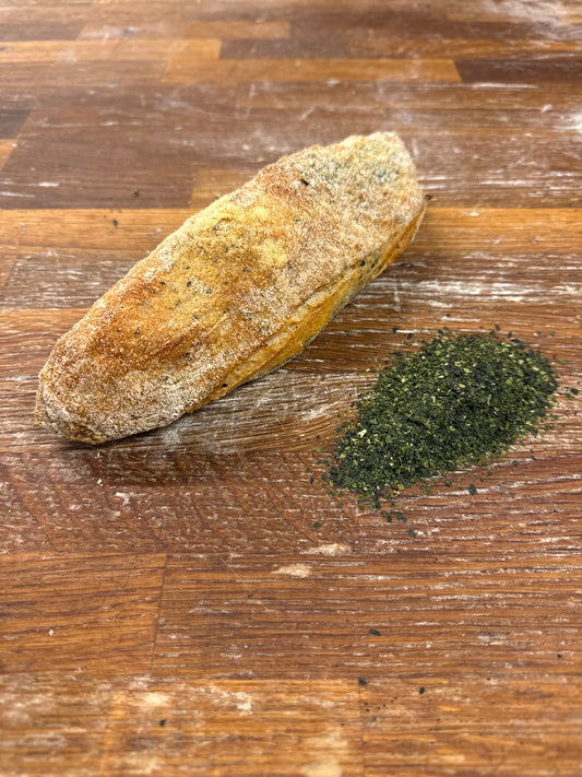Surdegs baguette med Tång från havet